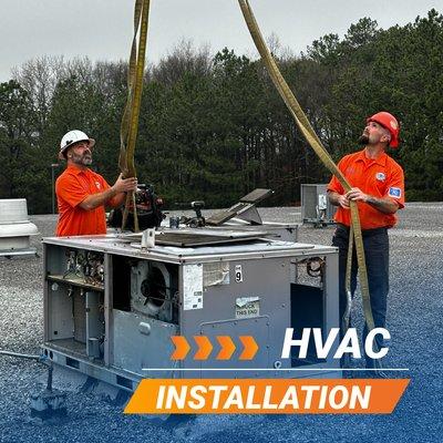 Installation, repair, and upgrades of commercial HVAC systems