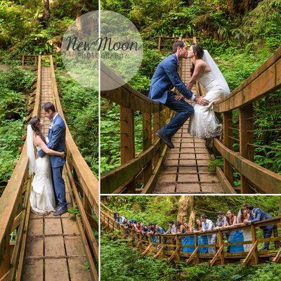 Post-wedding hike with the wedding party. Cape Lookout, Oregon.