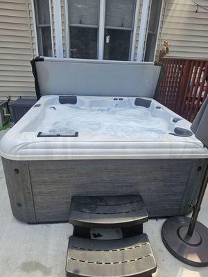 Our awesome Tropics Seas Spa Rio hottub!