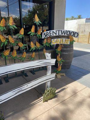 So cute! Brentwood corn display