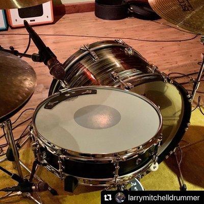 Love the sound of this 15 inch snare @larrymitchelldrummer