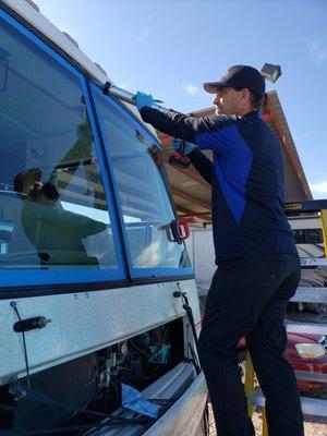 RV windshield replacement