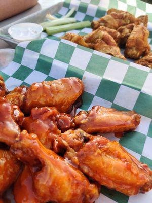 Hot honey wings