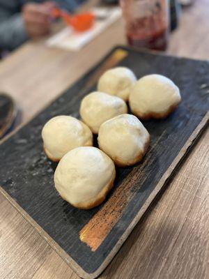 Pan fried pork buns