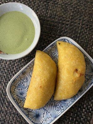 Fried empanada, chicken