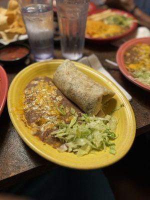 Carne Asada Burrito (half)