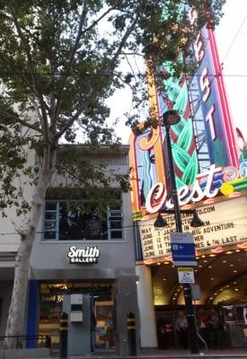 Smith Gallery, off the Cathedral Square Light Rail Station next to The Crest Theatre.