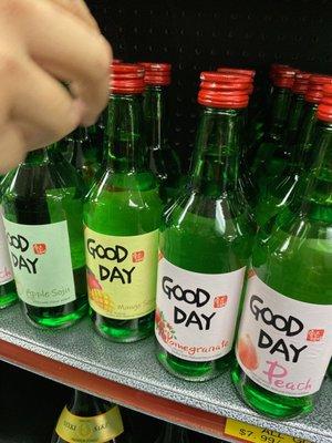 Flavored soju