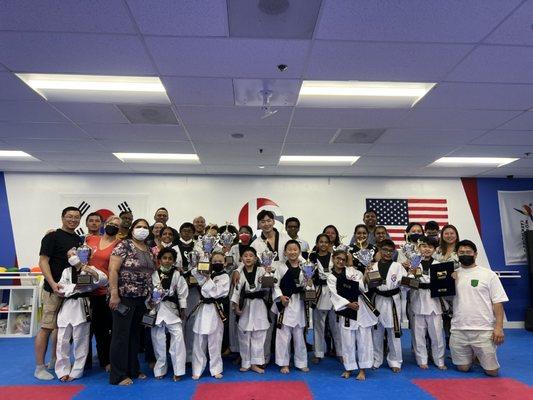 Black Belt Testing + Proud Parents