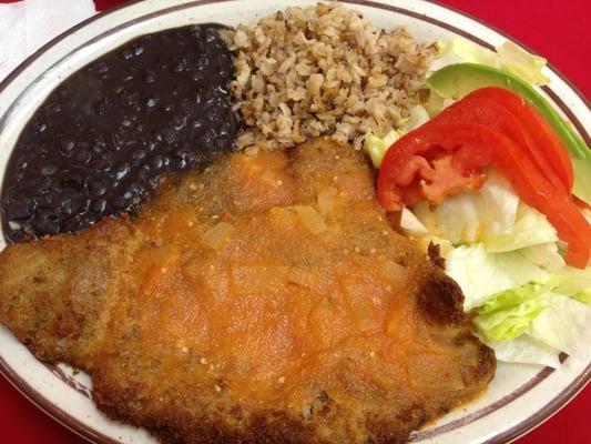 Milanesa entrée! And yes, it's VEGAN!!!