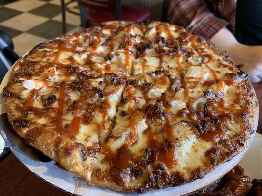 Spicy Chicken Bacon Ranch Pizza