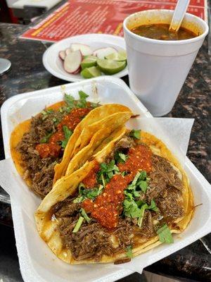 Birria Tacos. Lunch 12/23/2021