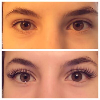 4D lash extensions!