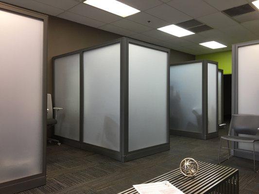 cubicles inside