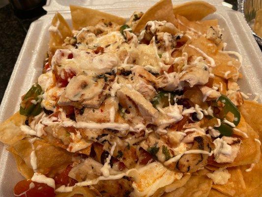 Nachos Festival with chicken