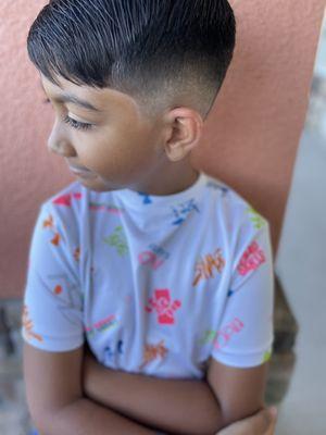 My grandson's haircut