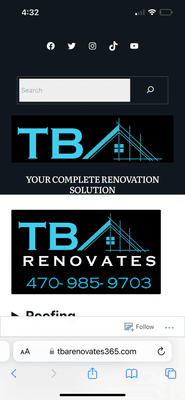 TBA Renovates