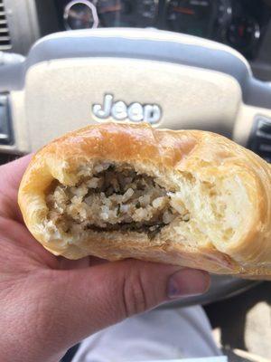 Boudin kolache -- awesome