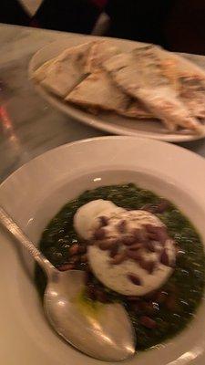 Burrata with pesto