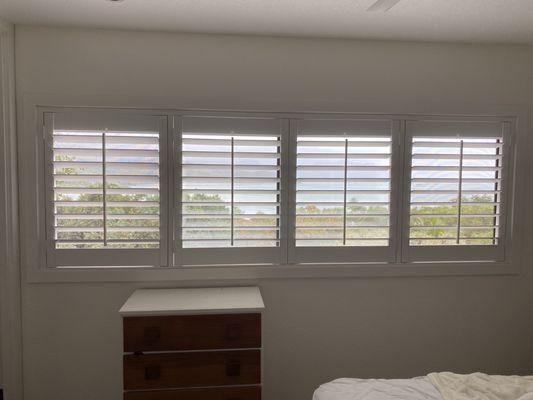 Master Bedroom Shutters...