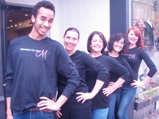 The wonderful staff- Jordan, Anja, Marsha, Carmelina and Morganna