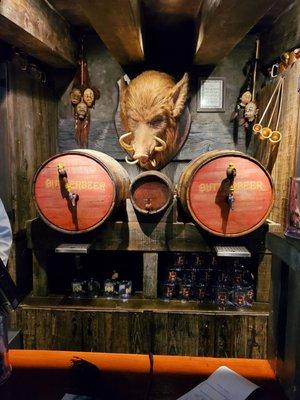 Hogs Head Pub - the mechanical Head actually moves every few seconds, pretty cool!