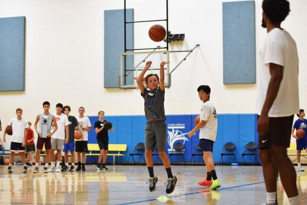 Summer Basketball Camp at Stagecoach Community Center.