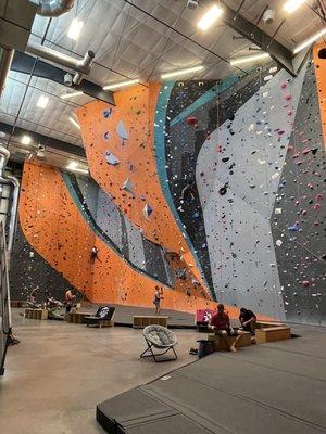 Another climbing wall.