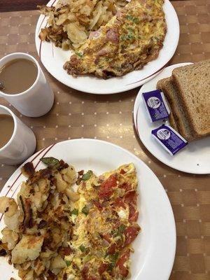 Greek Original Omelette and Western Omelette