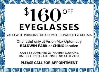 $160 off a complete pair of glasses and basic lenses