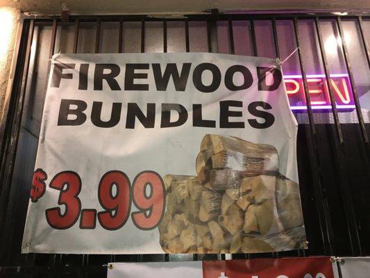 It's getting cold out, come by and get some firewood for your fireplace