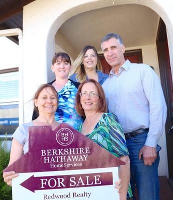 The team at Berkshire Hathaway Redwood Realty.