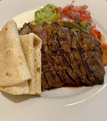 Steak fajitas