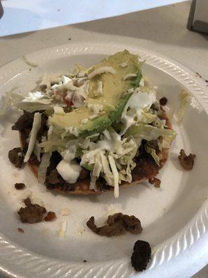 Carne azada tostada