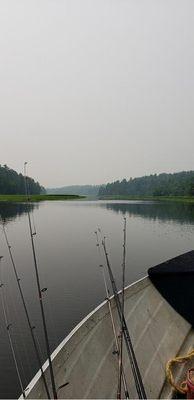 On the lake!