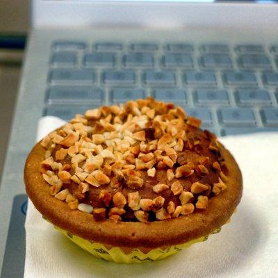 Chocolate (with Peanuts) Baked Cheese Tart: Take-out