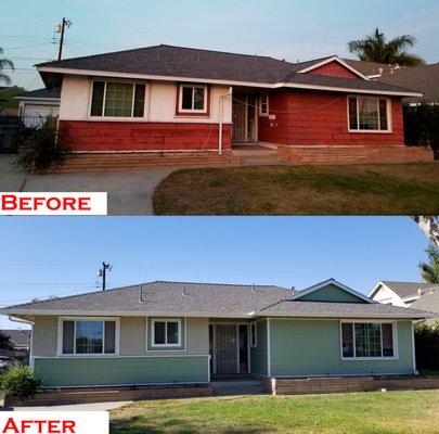 New Roof, Siding And Lifetime Coating.