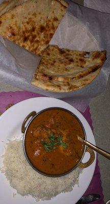 Chicken Curry and Naan