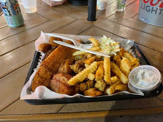 Fisherman's platter for one