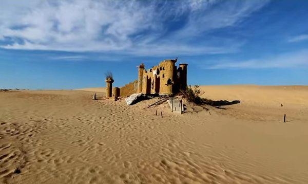 Deserted putt-putt castle