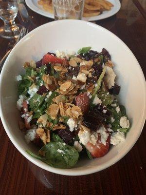 Honey Goat Cheese Salad - so good I ordered a second one to go!