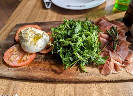 Truffle burrata app - perfect appetizer