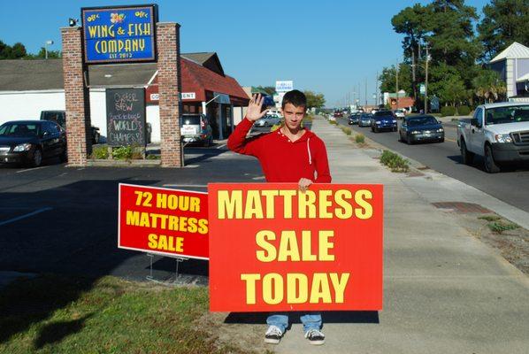 Bobby's first day at Mattress Capital