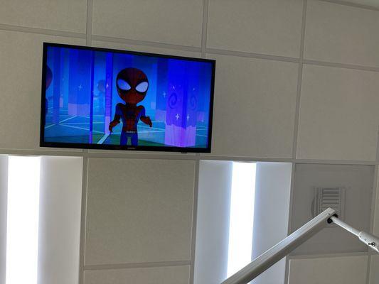 Watching Disney+ while getting dental care? Yes please!