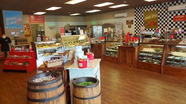 Interior. Plenty of options for your sweet tooth!