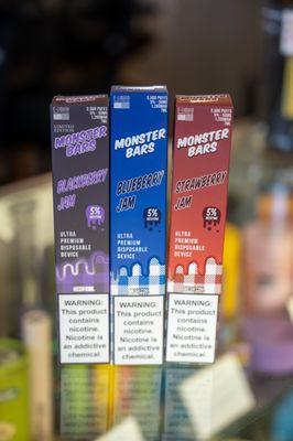 Monster Bars Disposable Nic-salt vapes