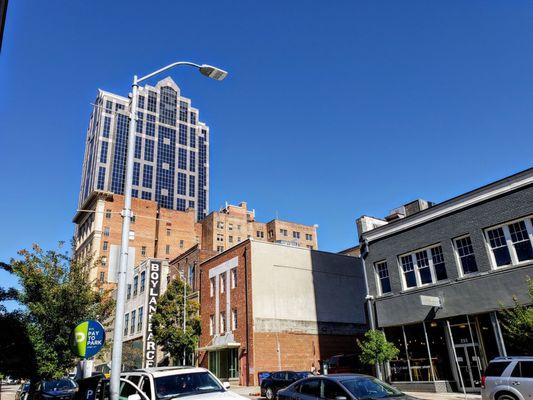 On S. Salisbury St. in Downtown Raleigh