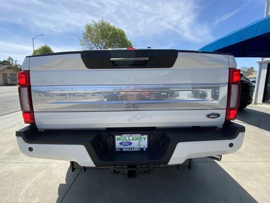 F350 platinum superduty with new Godzilla gas engine