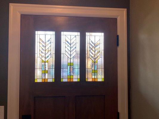 Front door panels.