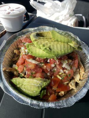 Grilled chicken,Avocado and pico! Delicious and healthy